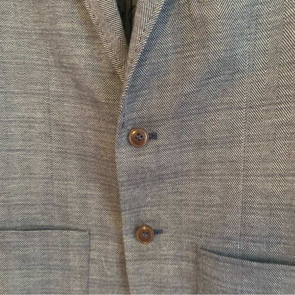 Baker by Ted Baker Anchor Sail Theme Herringbone Blazer Jacket - Picture 5 of 15
